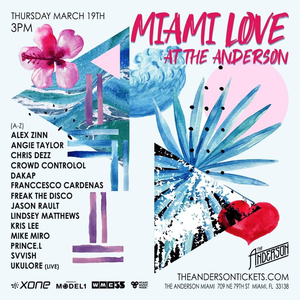Miami Love - フライヤー表