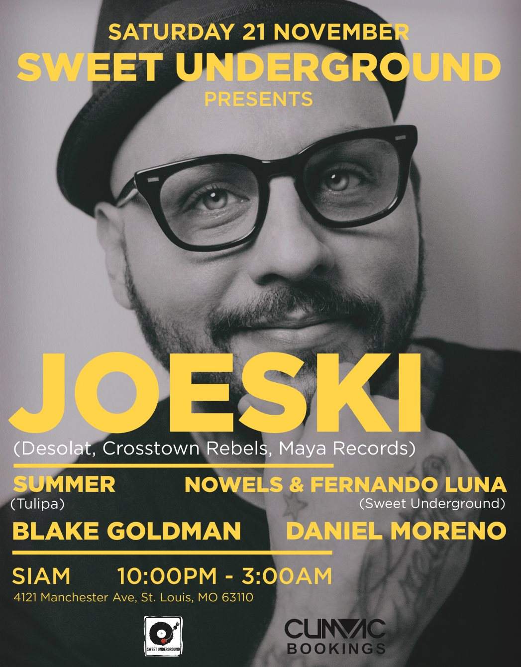 Sweet Underground presents Joeski - Página frontal
