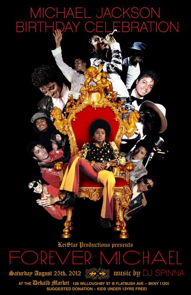 Michael Jackson's b-day Celebration with DJ Spinna at Dekalb Mkt