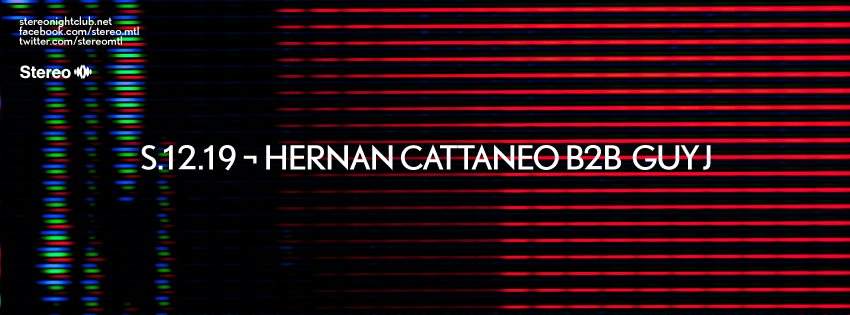 Hernan Cattaneo b2b Guy J ( All Night Long ) - フライヤー表