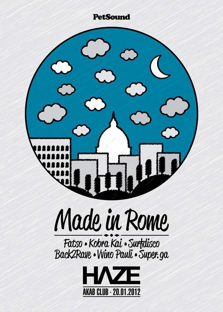 Haze presenta Made In Rome - Página frontal