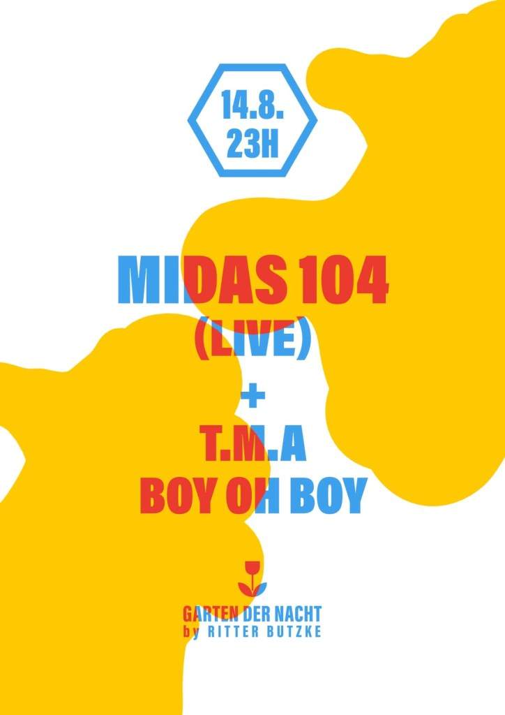 Midas 104 (Live) - Página frontal
