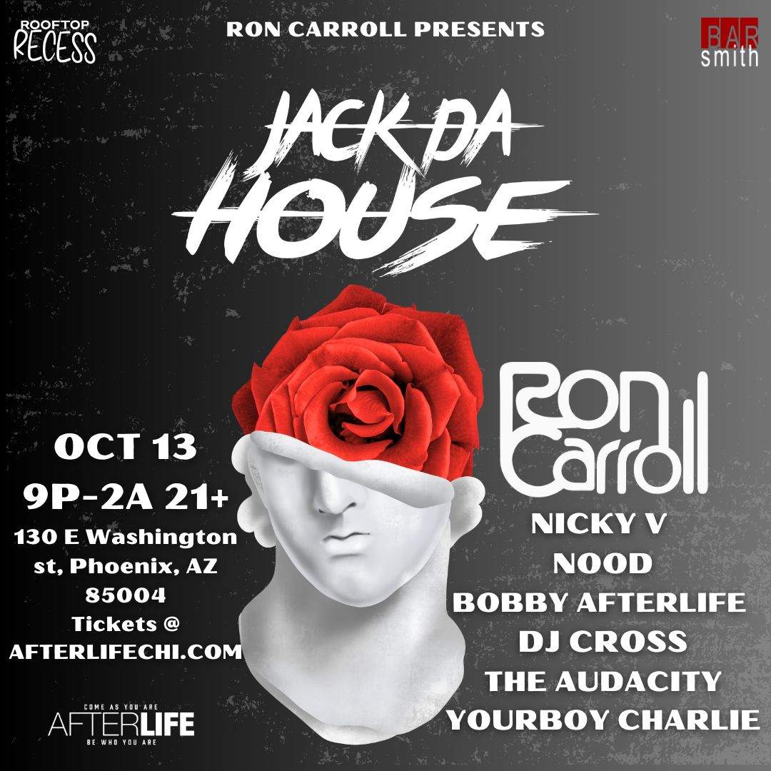 Ron Carroll presents Jack Da House - Página frontal
