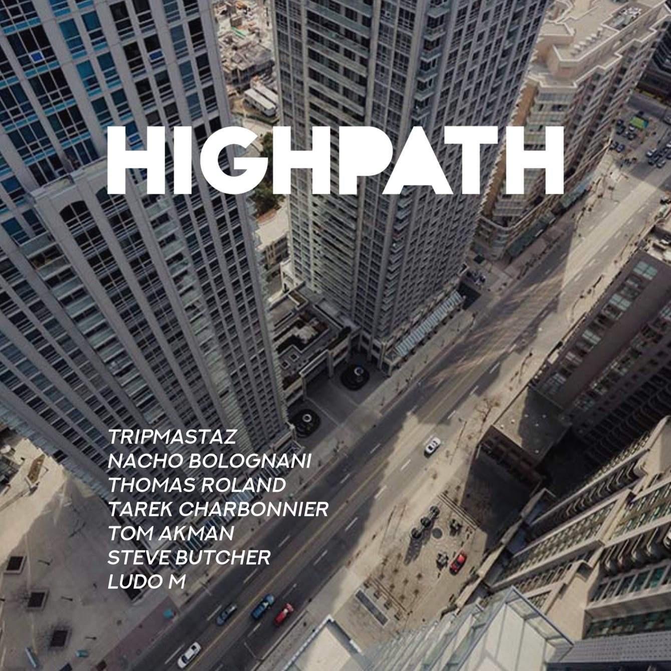 Highpath x BVR - Open AIR #2 - Silverlining, Nacho Bolognani, Thomas Roland - フライヤー裏