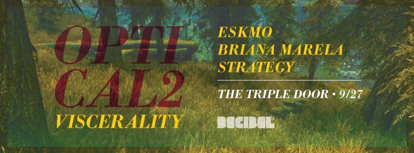 Optical 2: Viscerality Decibel Festival 2015 - フライヤー表
