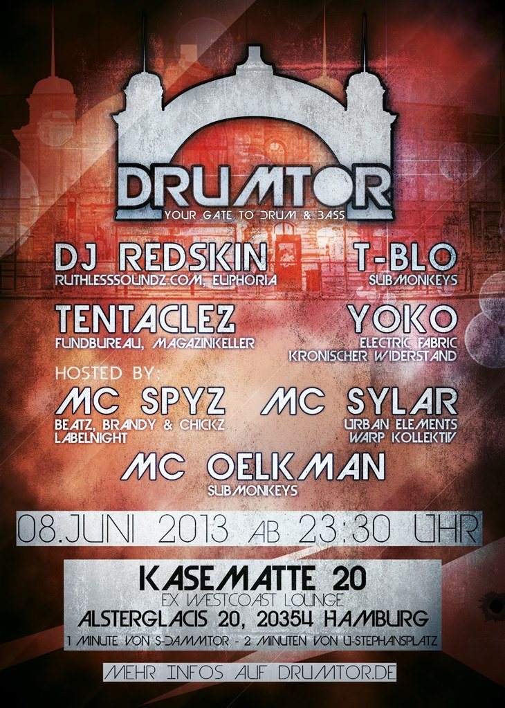 Drumtor - Your Gate to Drum & Bass - フライヤー裏