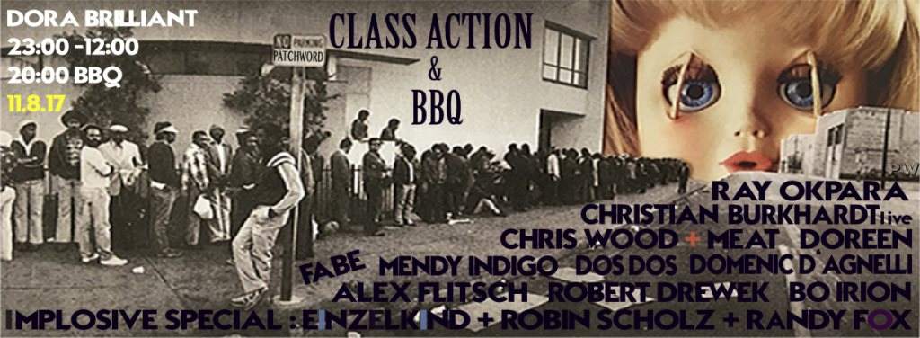 Class Action & BBQ - フライヤー表