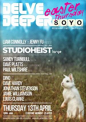 Delve Deeper Easter Thursday with Studioheist - フライヤー表