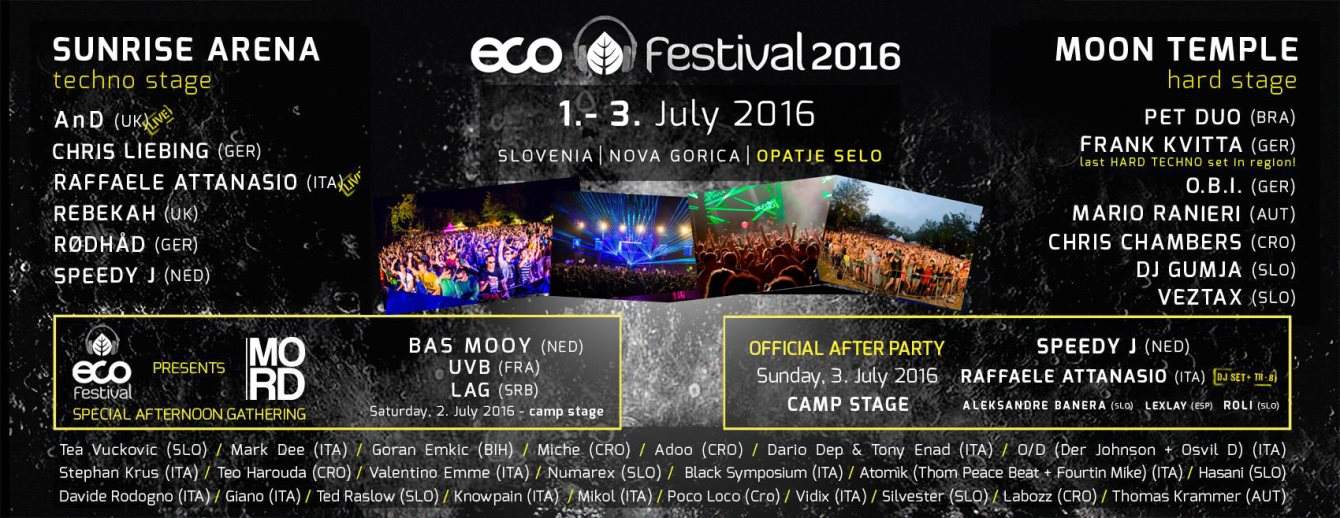 ECO Festival 2016 - フライヤー表