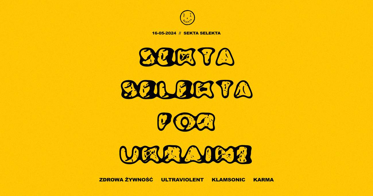 Sekta Selekta for Ukraine - Página frontal