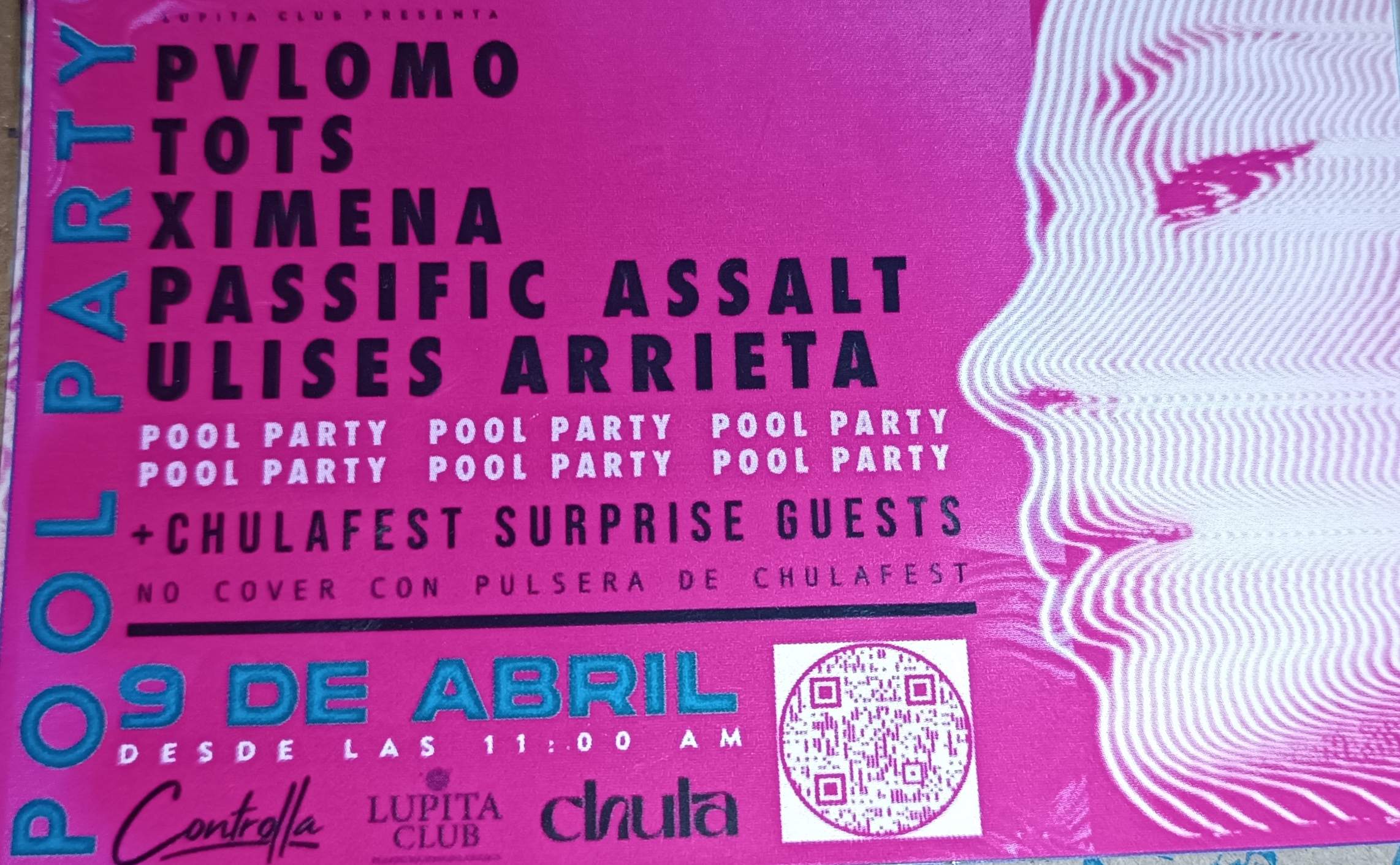 Pool Party in Lupita Club - Página frontal