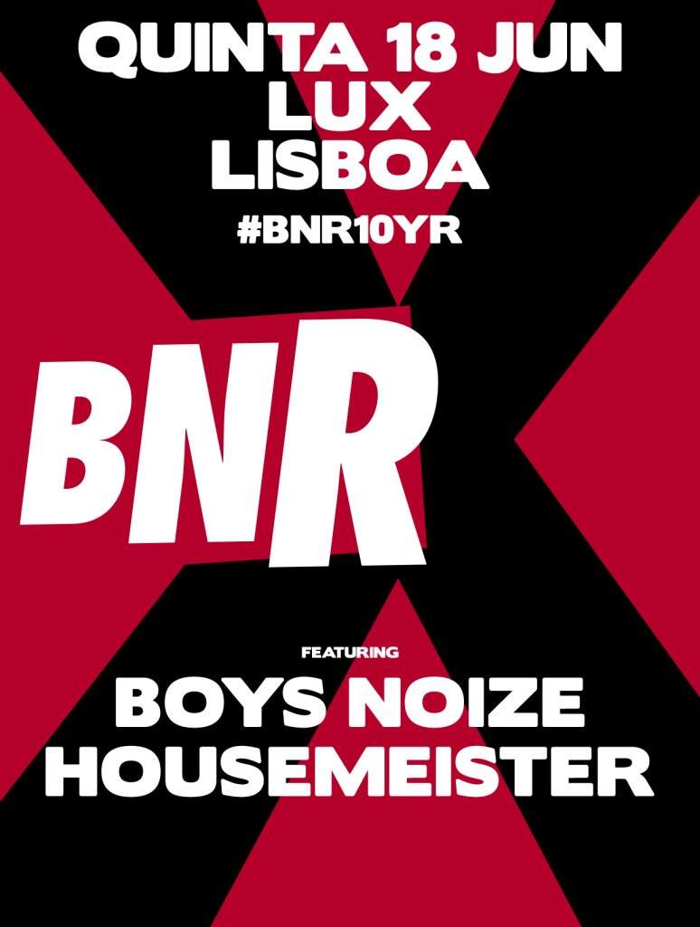 Boys Noize Records 10 Years - フライヤー表