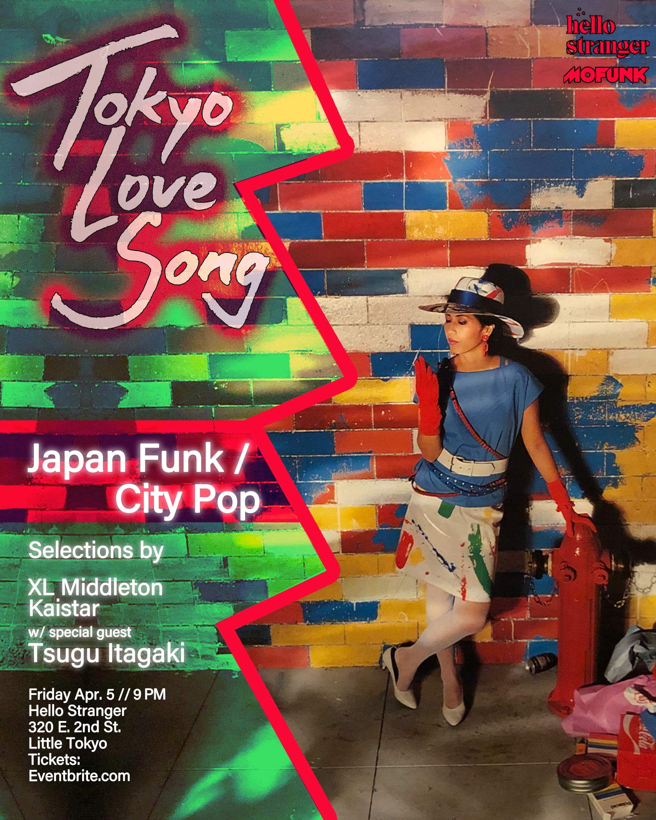 Tokyo Love Song with special guest Tsugu Itagaki at Hello Stranger