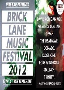 Brick Lane Music Festival (Day Two) - Página frontal