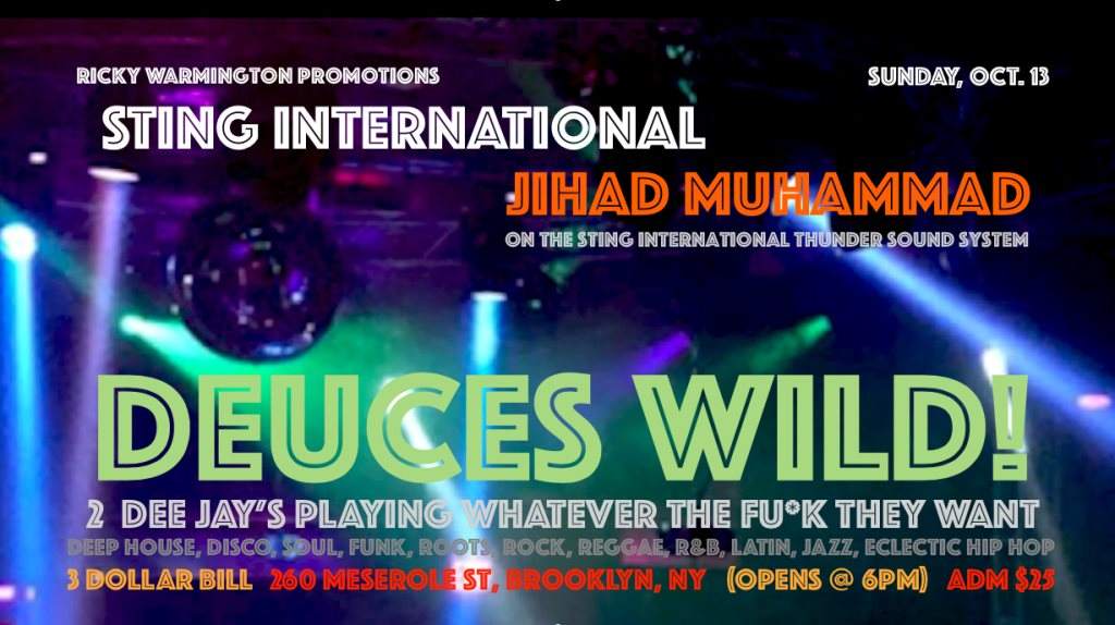 Deuces Wild! Dj's Sting International & Jihad Muhammad - Página frontal