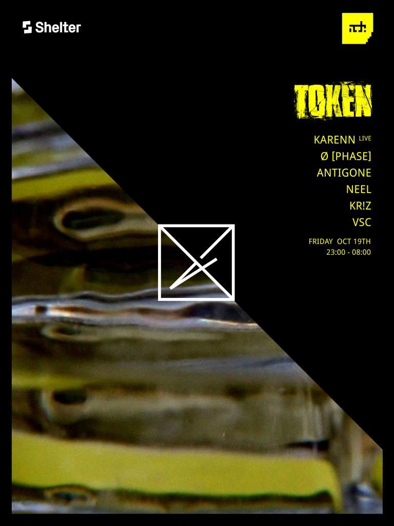 Shelter; Vault Sessions presents Token ADE - フライヤー表