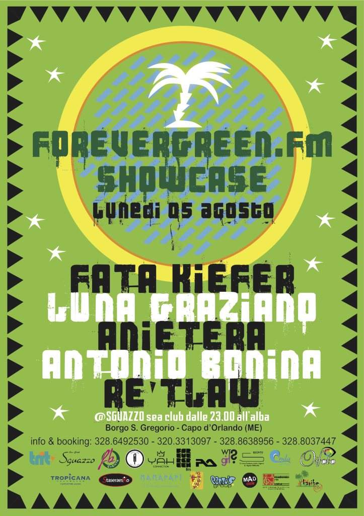 Forevergreen.FM Showcase - Página frontal