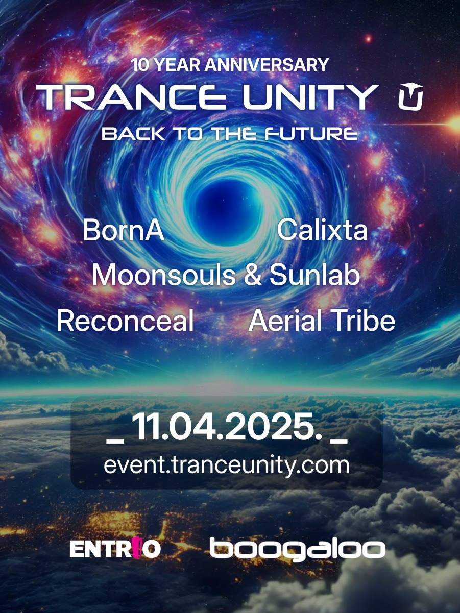 Trance Unity: Back to The Future (10 YEAR ANNIVERSARY) at Boogaloo, Zagreb