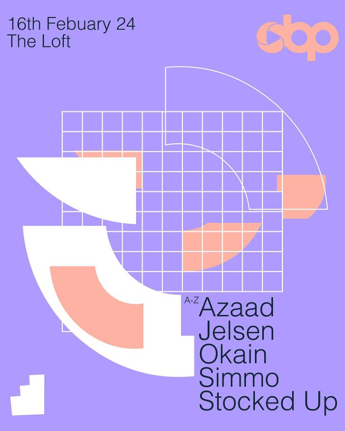 OBP w/ Azaad & Okain - フライヤー表