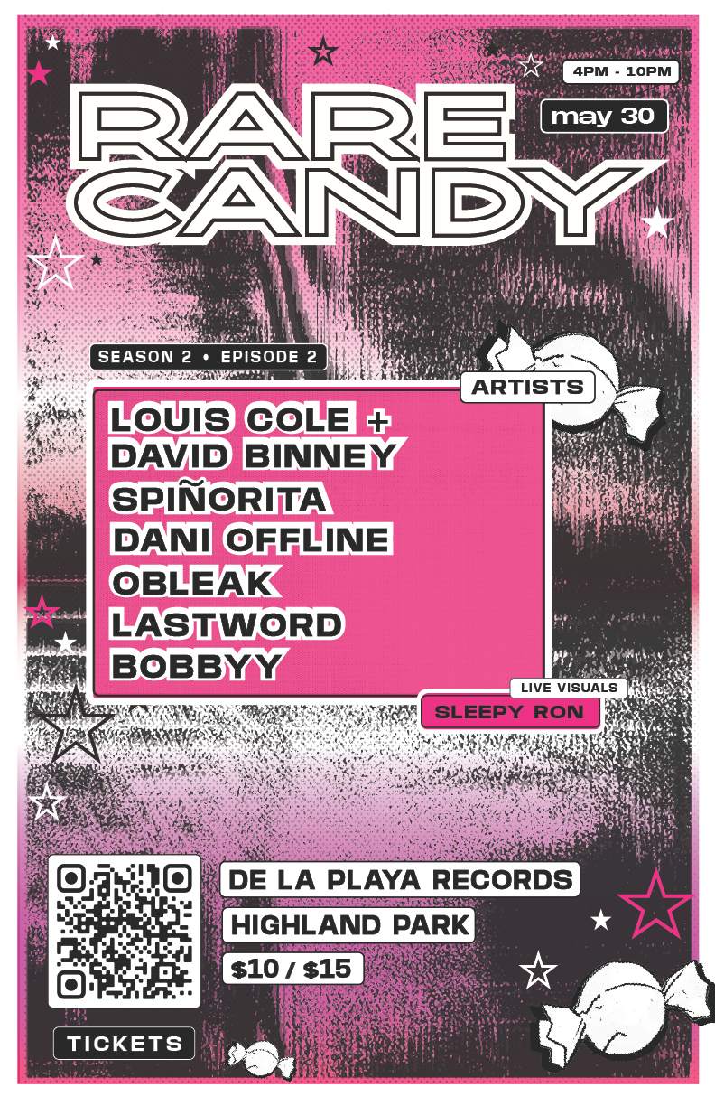 ☆ RARE CANDY ☆ Louis Cole & David Binney + Spiñorita + Dani