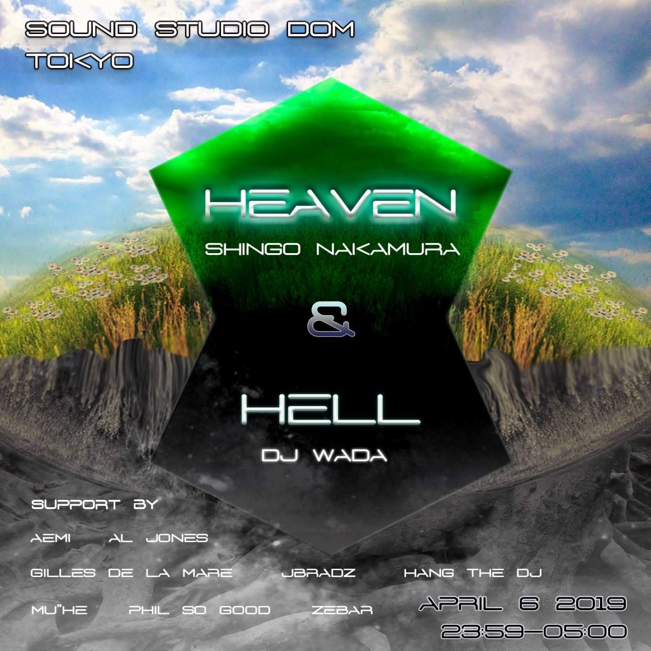 Heaven & Hell - フライヤー表