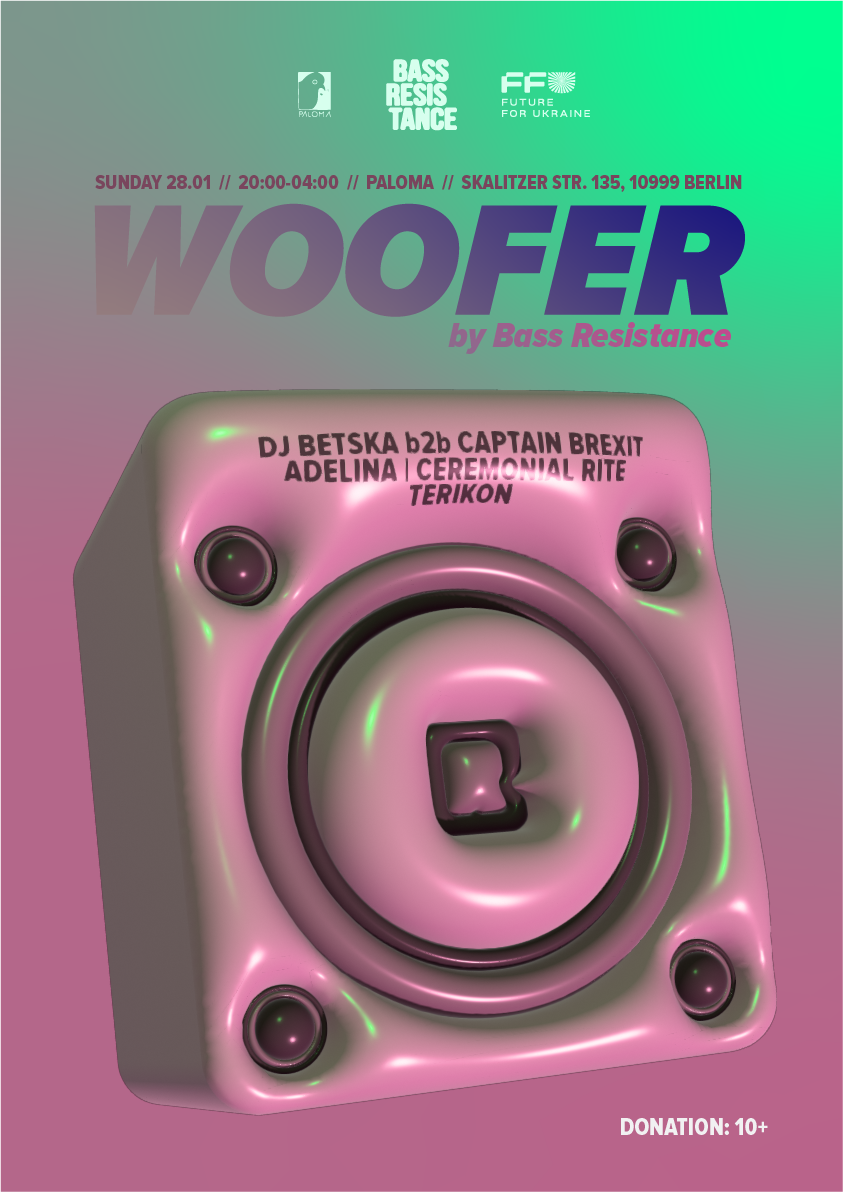Bass Resistance: Woofer - Página frontal