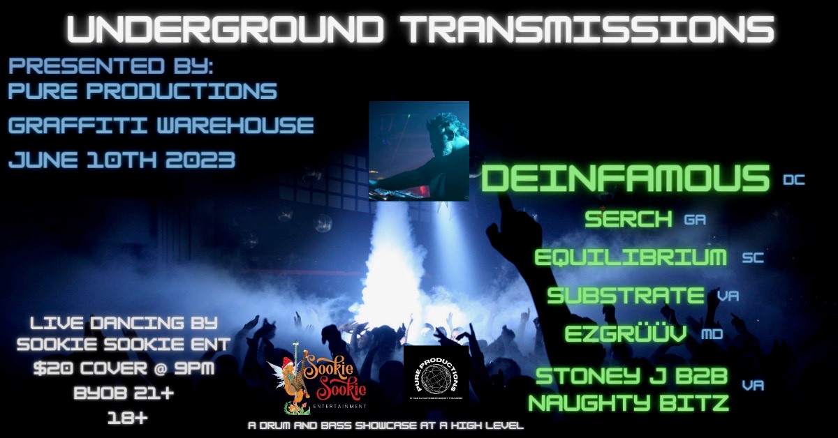Underground Transmissions presented by Pure Productions - Página frontal
