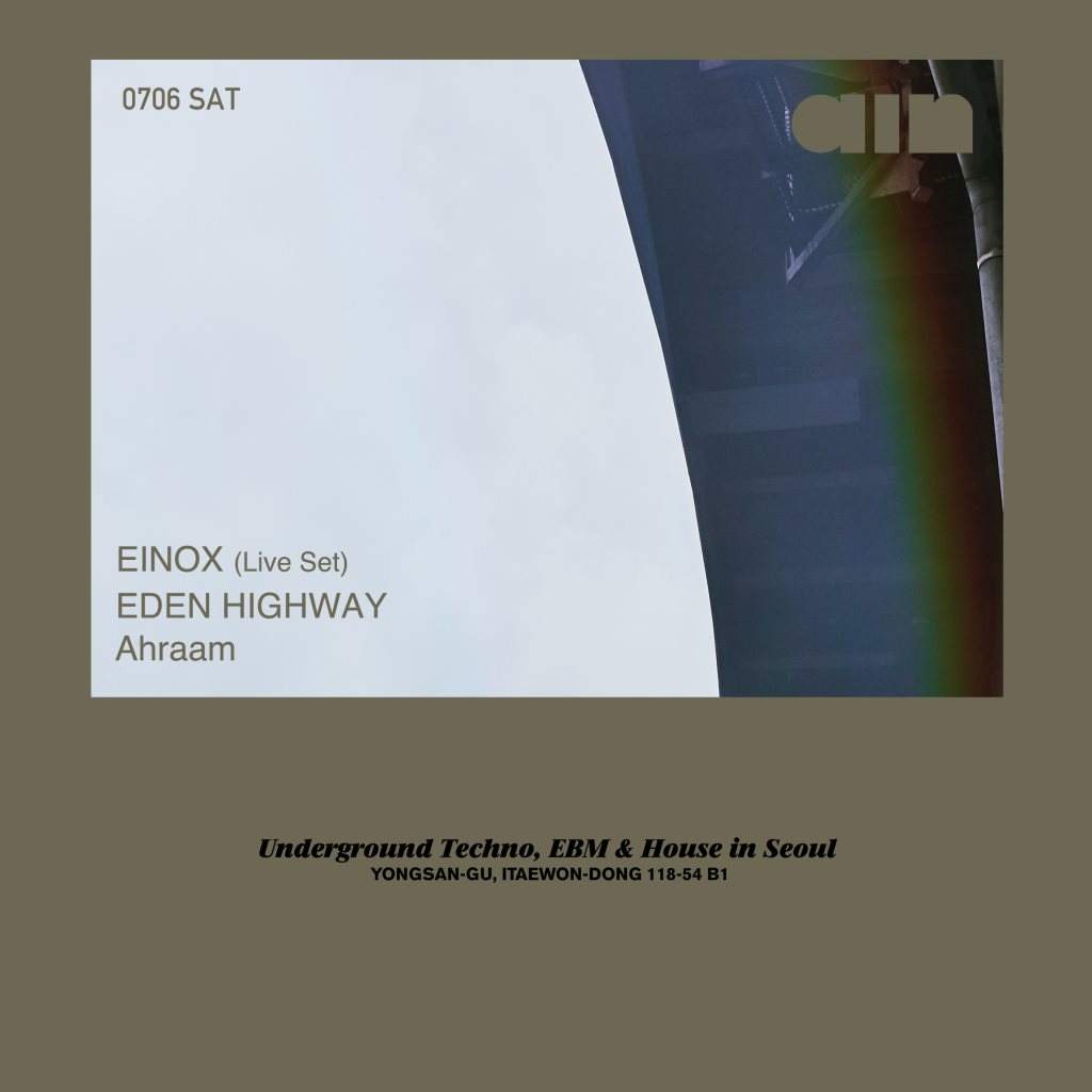 Cosmos vol.22 with Einox (Live set), Ahraam, Eden Highway - Página frontal