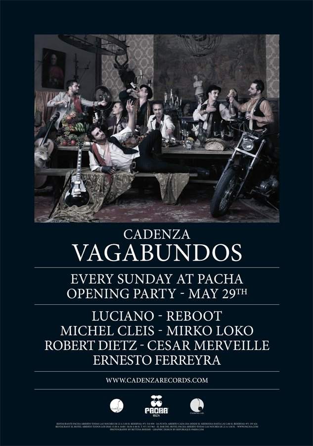 Cadenza Vagabundos V2.0 - Opening Party 2011 - Página frontal
