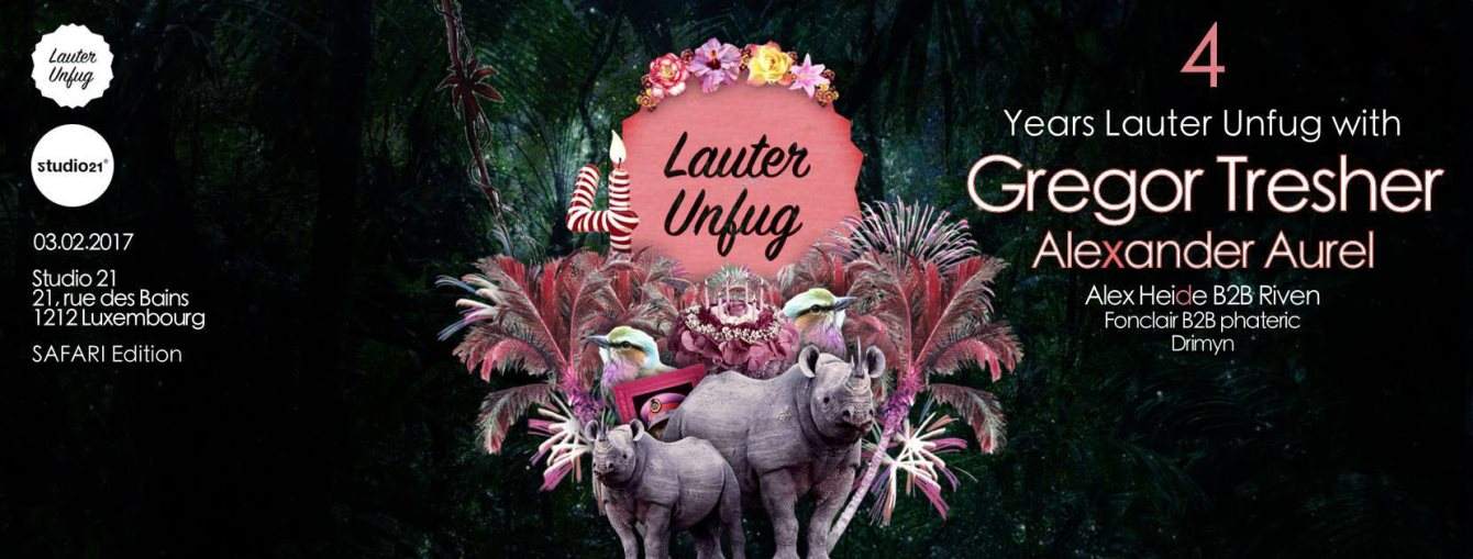 4 Years Lauter Unfug with Gregor Tresher (Safari Edition) - Página frontal