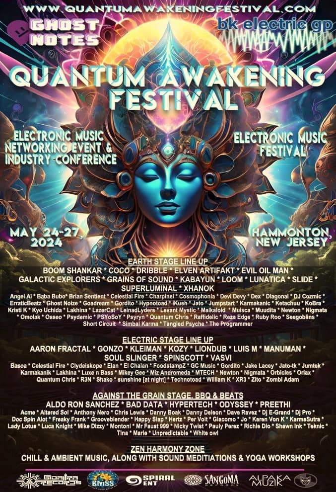 Quantum Awakening Festival - Página trasera