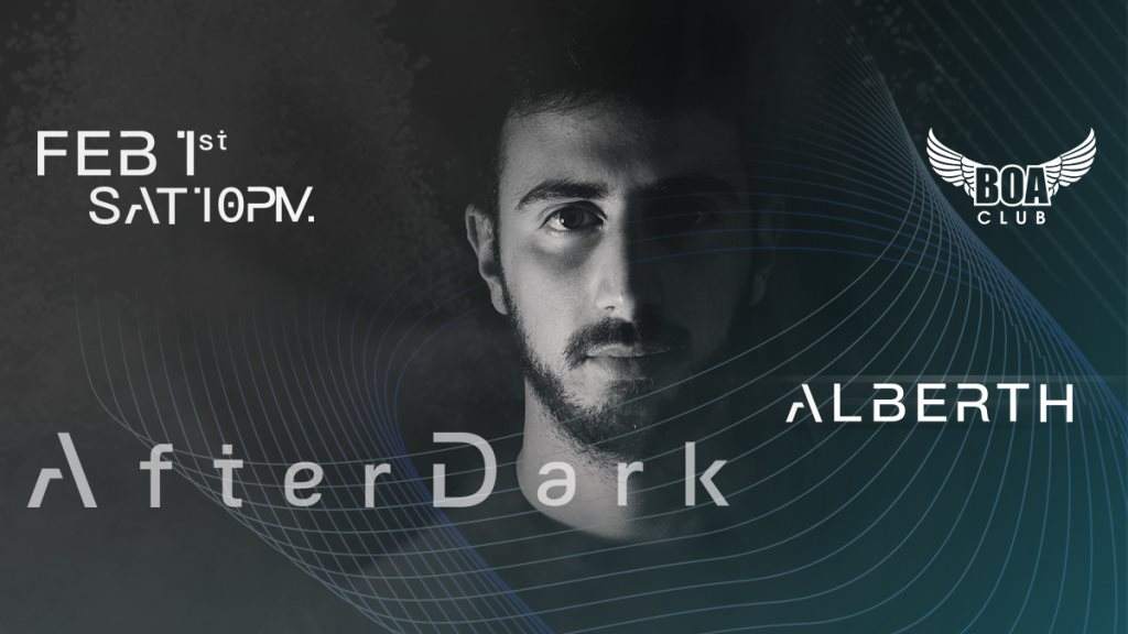 After Dark feat. Alberth - フライヤー表