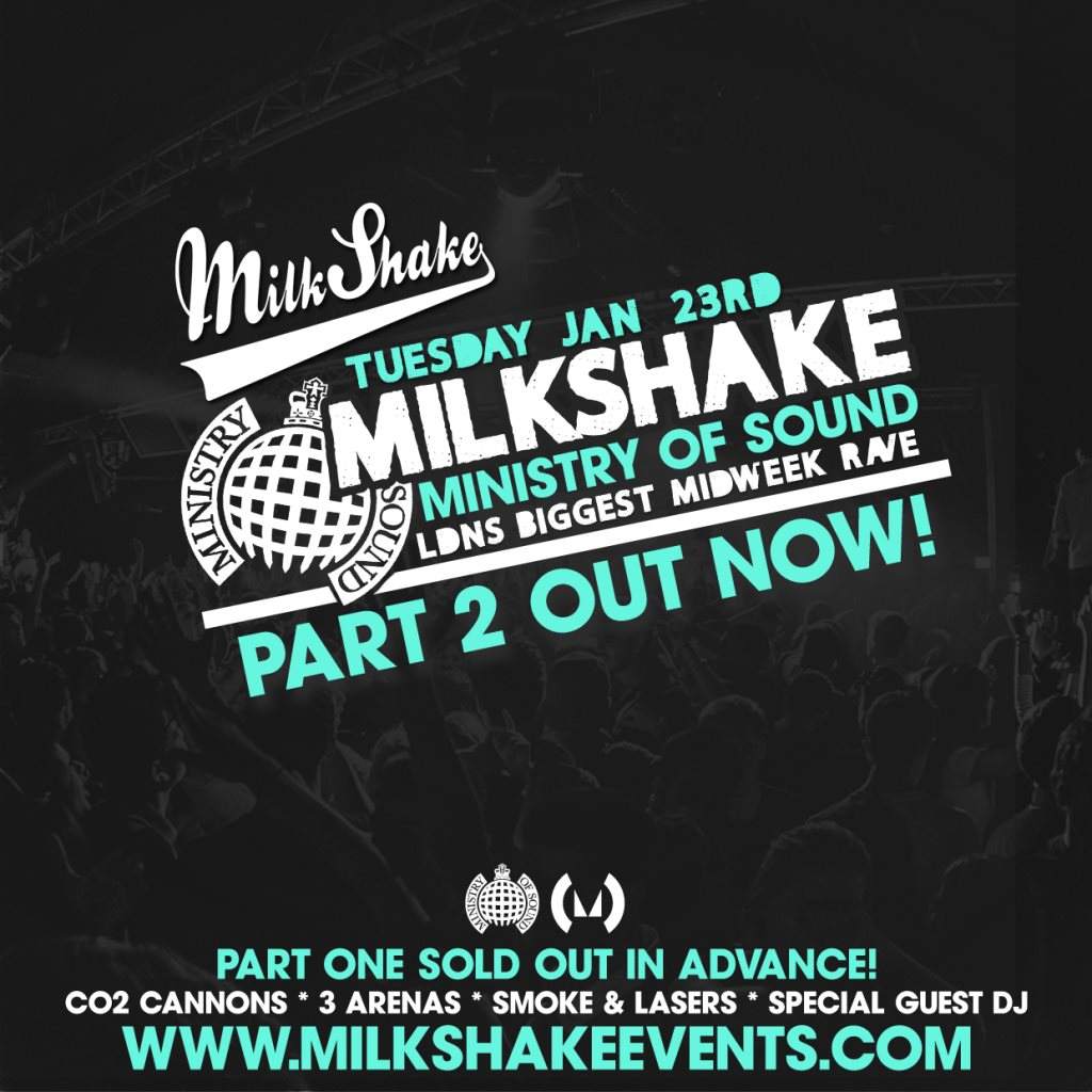 Milkshake, Ministry of Sound - 2018 Relaunch Part 2 - Página trasera