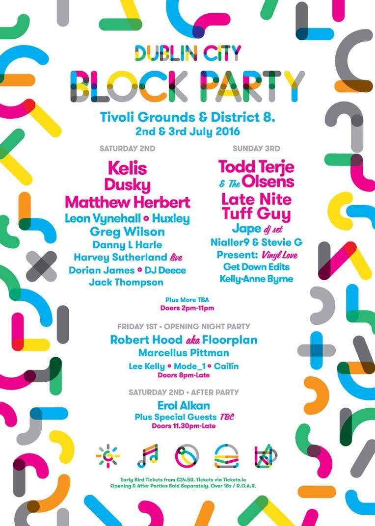 Dublin City Block Party 2016 - Página frontal