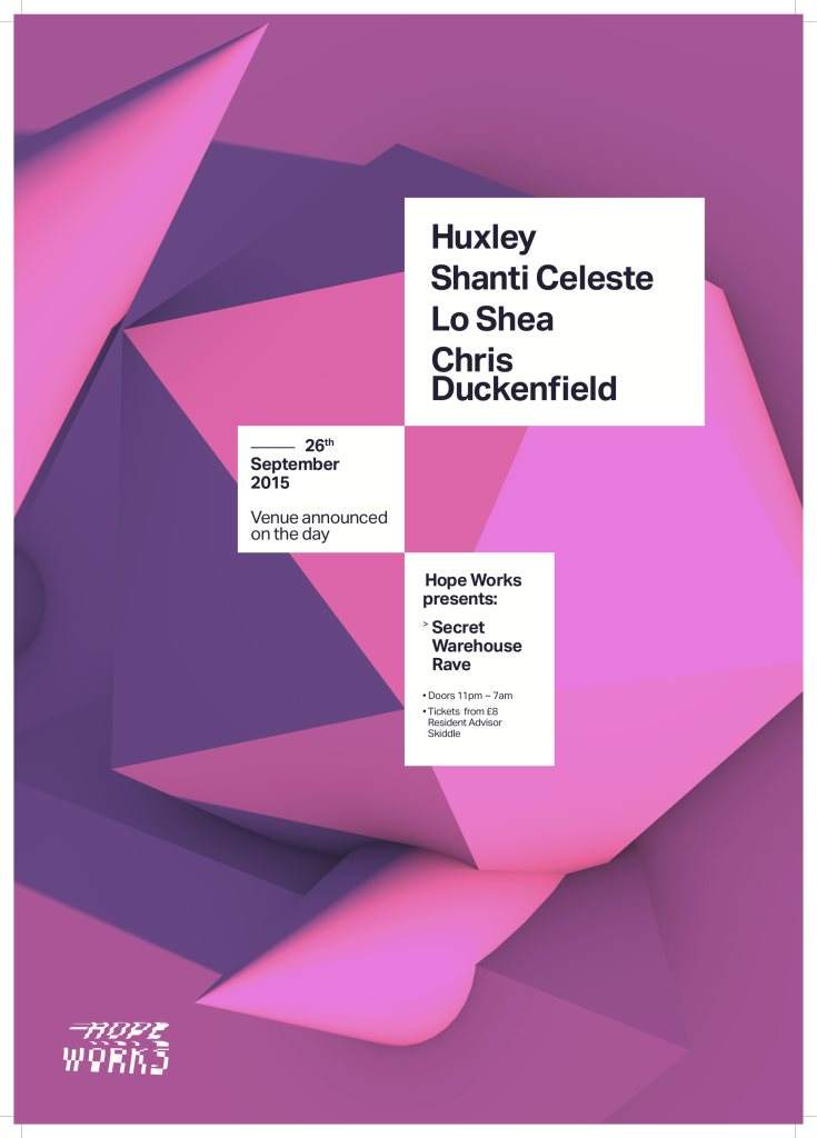 Hope Works presents Huxley & Shanti Celeste - Página frontal