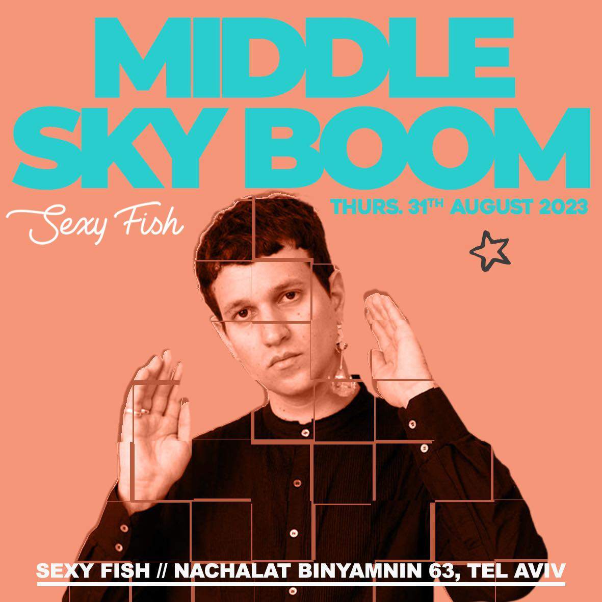 Sexy Fish with Middle Sky Boom - フライヤー表