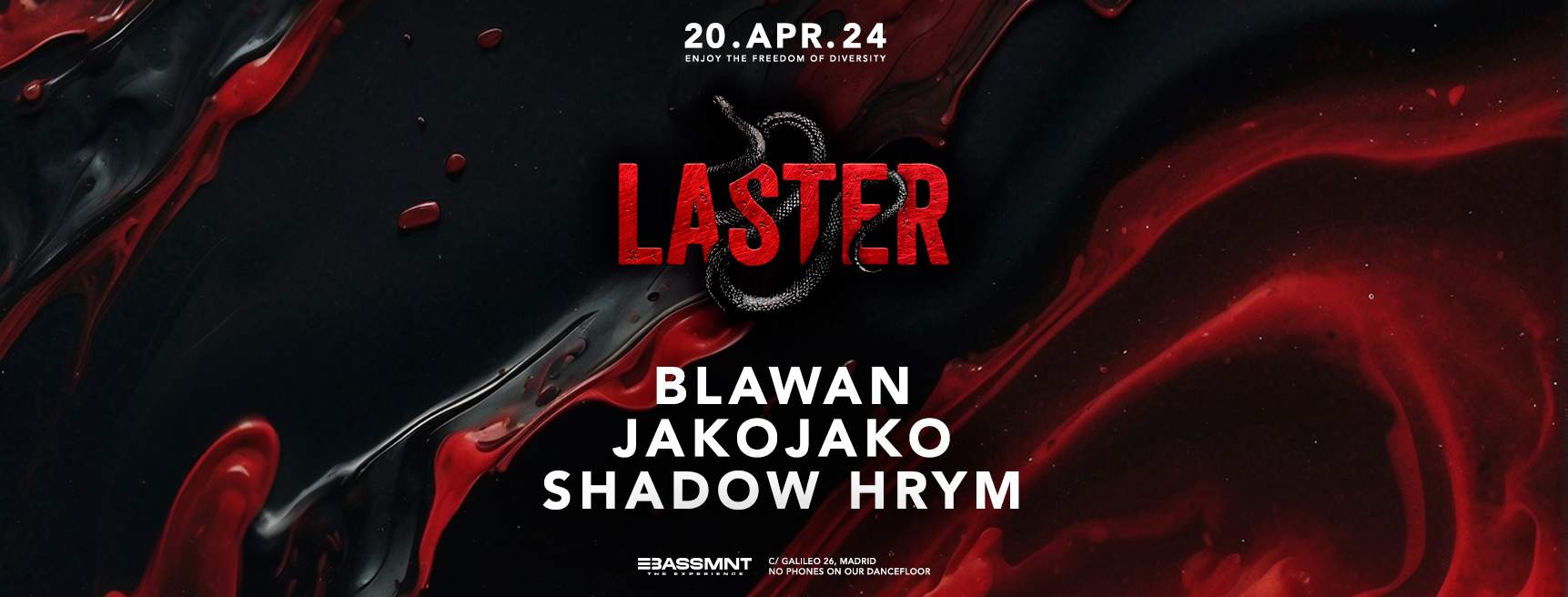 Laster Club vol. L - Blawan, JakoJako & SHADOW HRYM - Página frontal