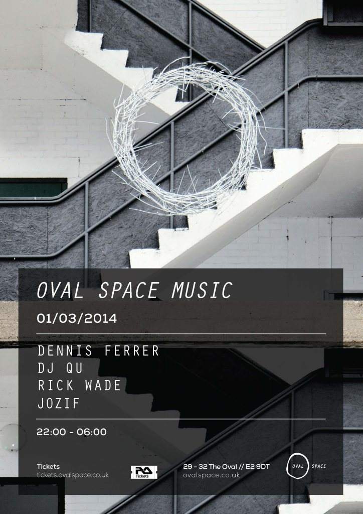 Oval Space Music: Dennis Ferrer, DJ QU, Rick Wade & Jozif - Página frontal