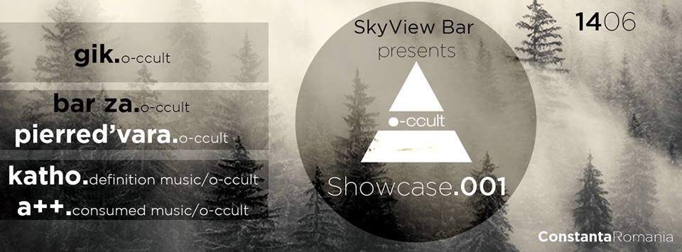 Skyview Bar presents - O-Ccult Showcase.001 - フライヤー表