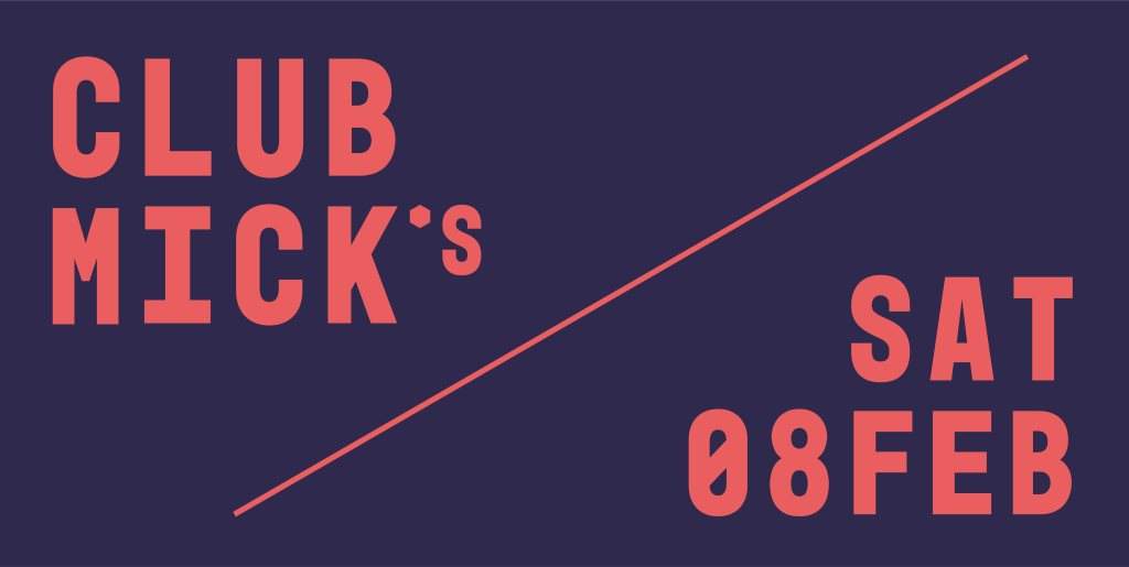 Club Mick's: Carista, Ruby Savage & Tech Support - フライヤー表