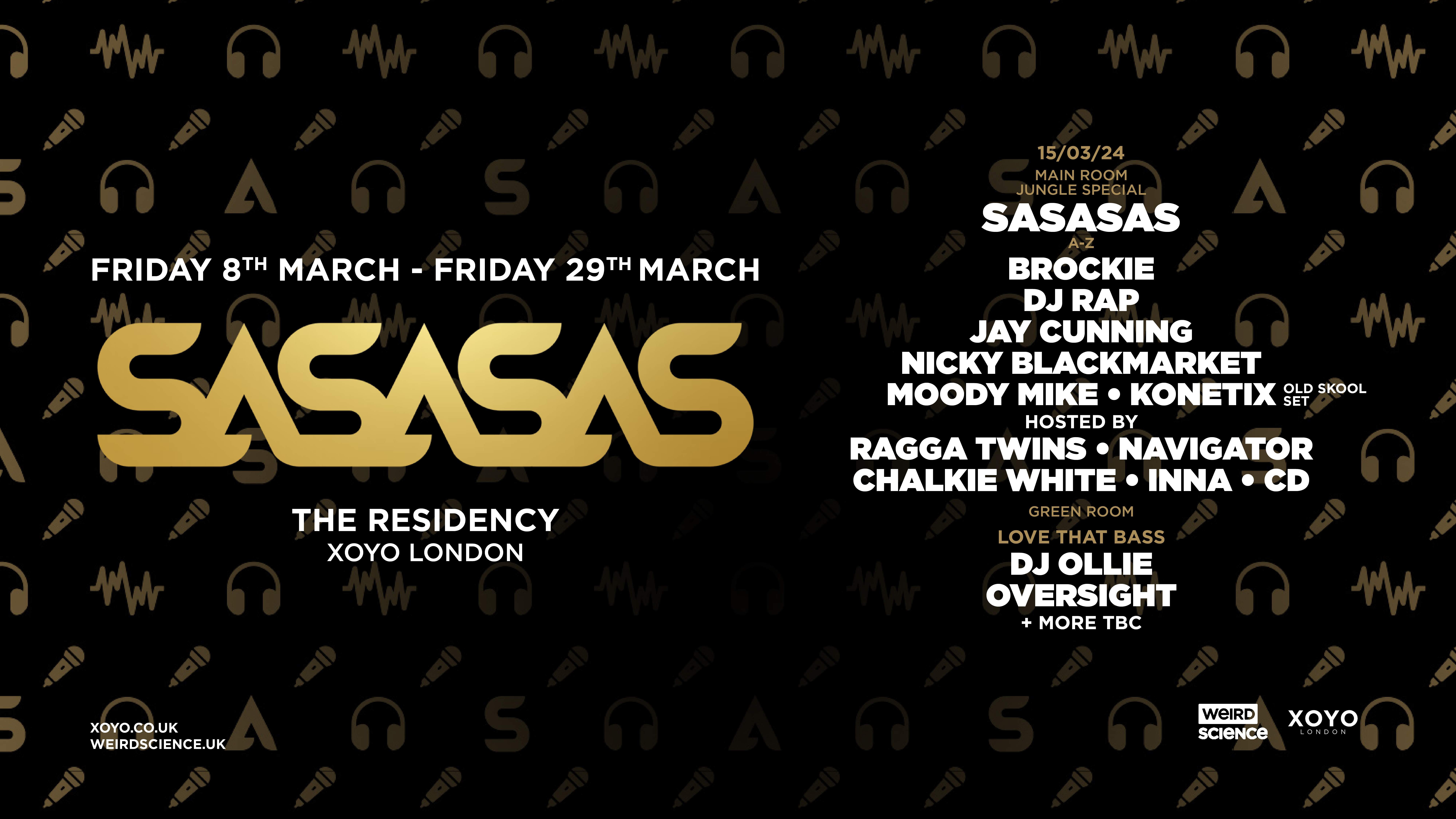 SASASAS : The Residency (Week 2) - フライヤー表