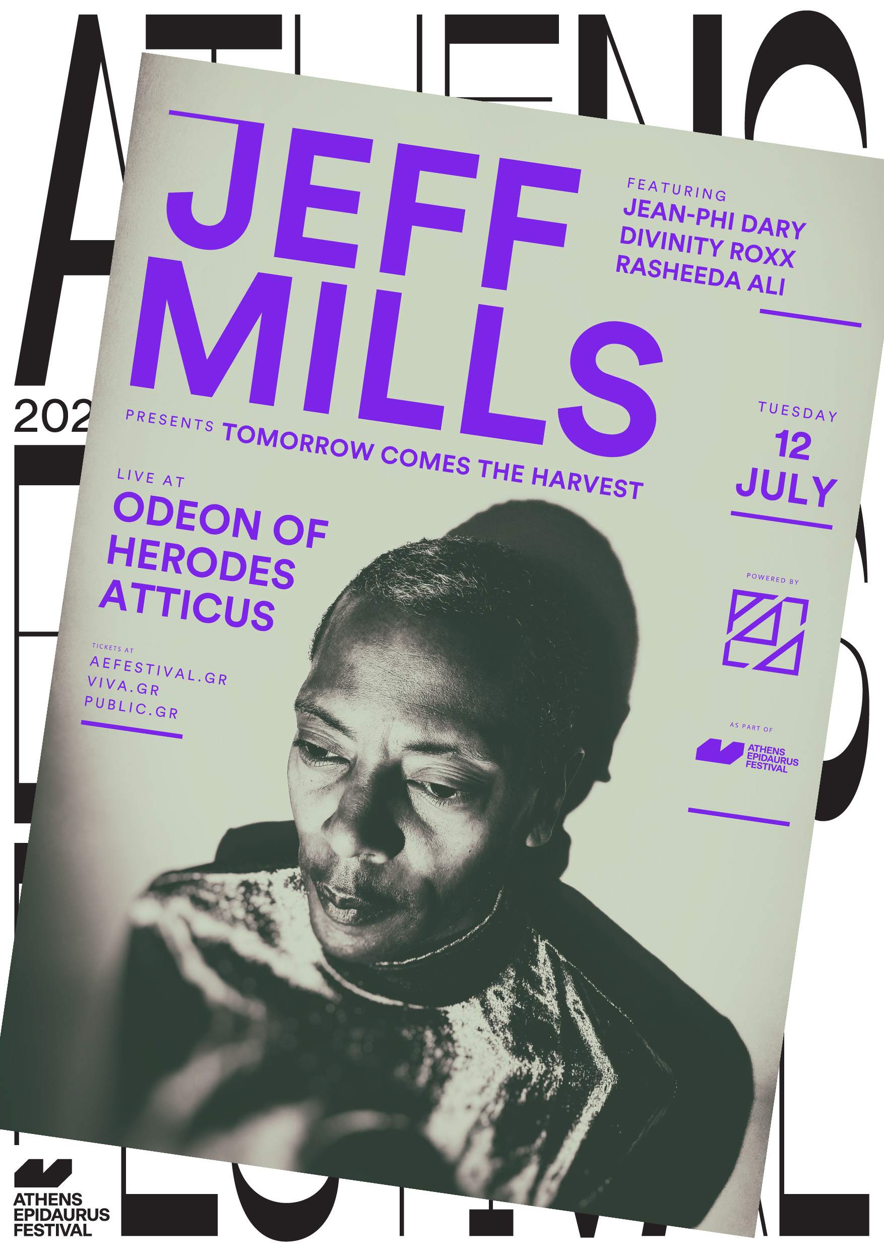 Jeff Mills Live at Odeon of Herodes Atticus at TBA - Odeon of 