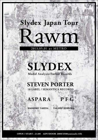 Slydex Japan Tour in Kyoto - フライヤー表