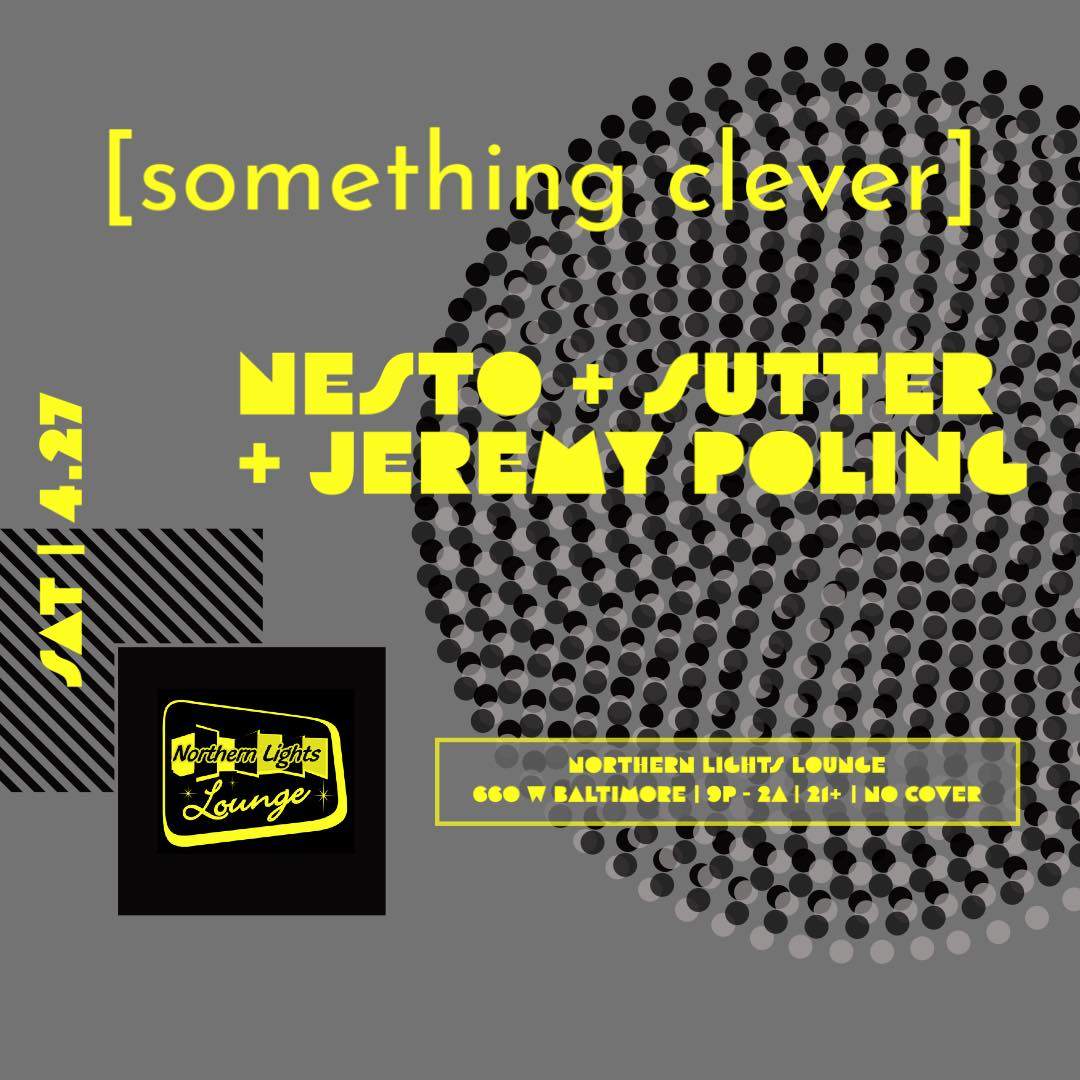 [something clever] with Nesto + Sutter + Jeremy Poling | [No Cover] - Página trasera