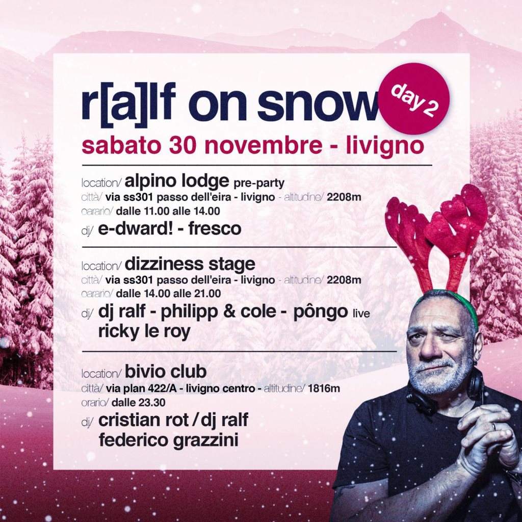 Ralf on Snow - Página frontal