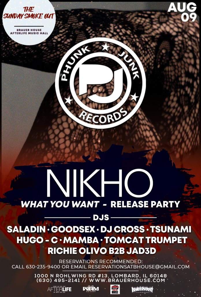 What You Want Release Party - フライヤー表