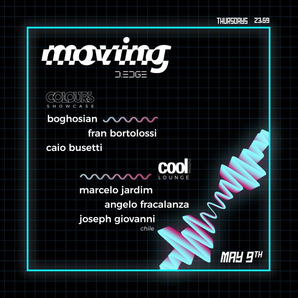 Moving Pres: Colours Showcase Cool Magazine Lounge - フライヤー表