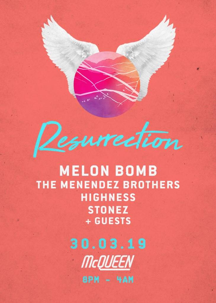 Resurrection Does Disco with Melon Bomb + Guests - フライヤー表