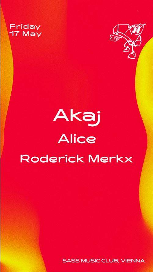VIBRANT with Akaj, Alice, Roderick Merkx - フライヤー裏