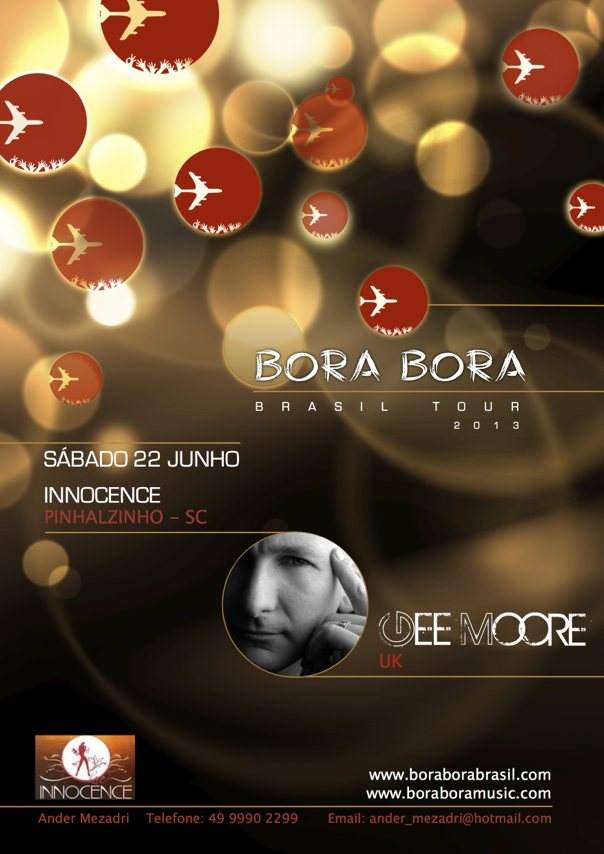 Bora Bora Tour Brasil - Flyer front